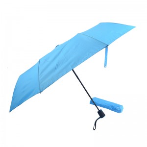Kiváló minőségű utazási automatikus nyitású kompakt, összecsukható, szélálló, hordozható esernyő