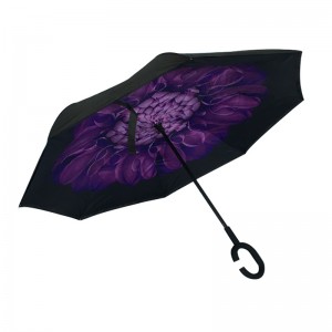 2019-es kis OEM-rendelés elfogadva Kézi nyitva, fejjel lefelé fordított fordított esernyő