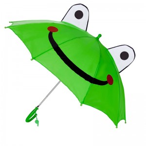 2019 Nagykereskedelem gyermekek napernyő béka esernyő gyerek egyedi eső egyenes esernyő