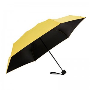 napernyő esernyő világos napernyő Mini Anti UV sárga kicsi esernyő