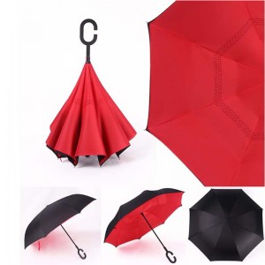 A nagykereskedők autók esernyőjét fordított hajtogatással egyenes esernyő