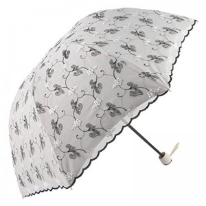 2019 új stílusú esernyő kézi nyitású funkcióval 3 összecsukható esernyő